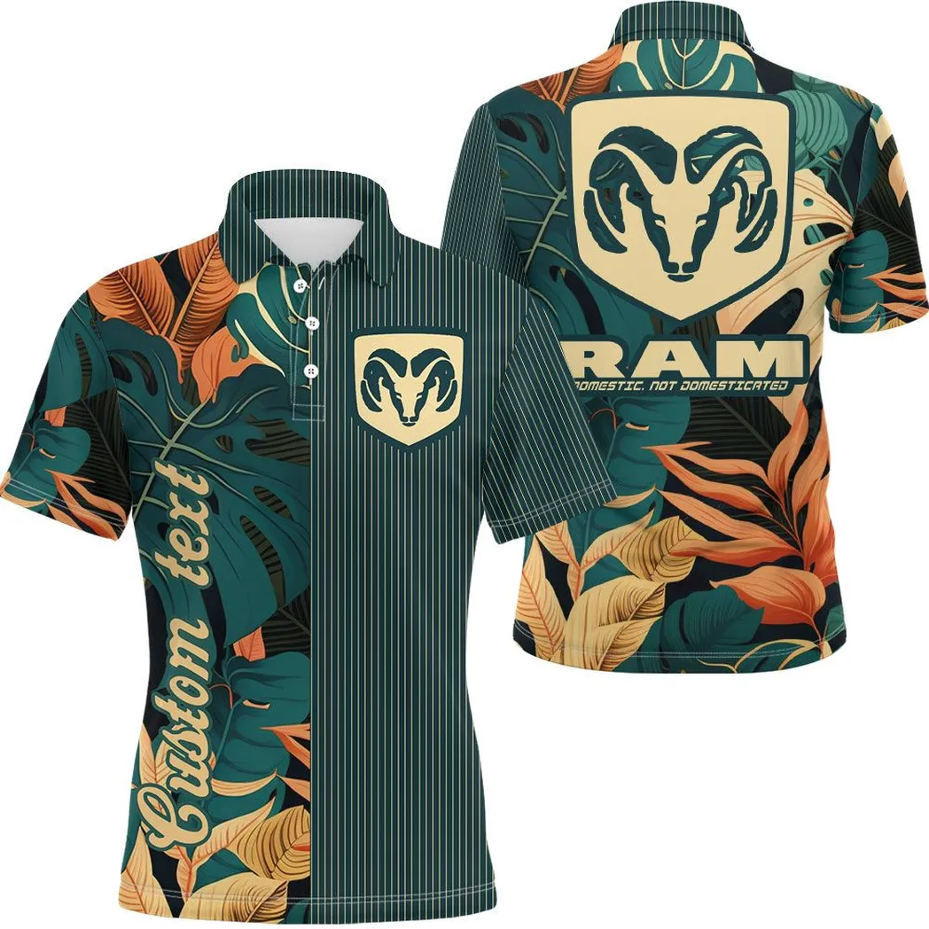 Ram Vintage Poloshirt Personalisierter Allover-Druck CAR434041725314