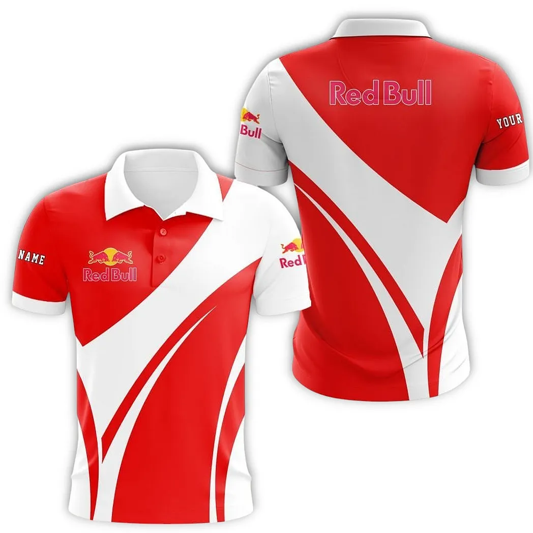 Red Bull Personalisiertes Poloshirt, Geschenk für Männer CAR73021525724-2