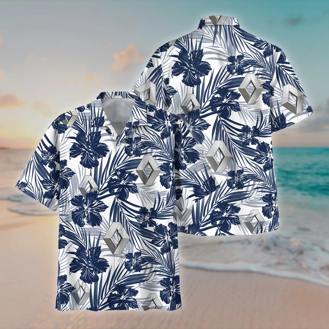 Renault Hawaiihemd für Männer, Hawaiian Shirt für Renault Lovers  CAR203030825732