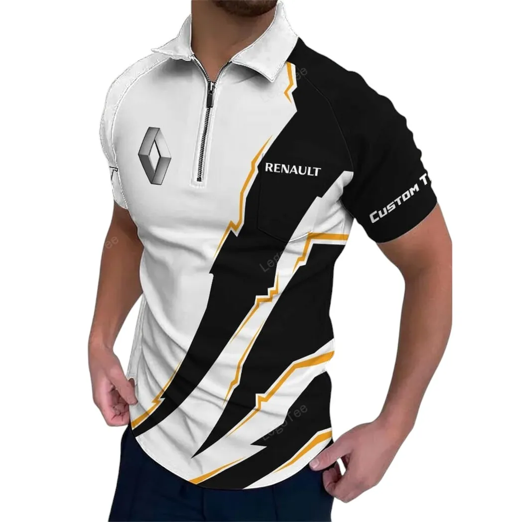 renault poloshirt mit reiverschluss geschenk fr renault fan car128021025057 r06ft