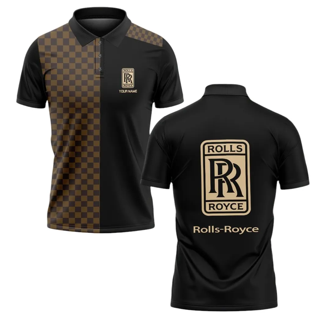 rolls royce polo shirt lv style gift for rolls royce lovers car176022525943 wiu1p
