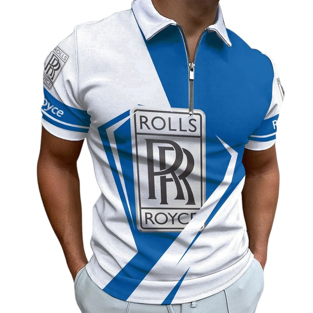 rolls royce poloshirt mit reiverschluss geschenk fr rolls royce fan car3202122505 q9yfi