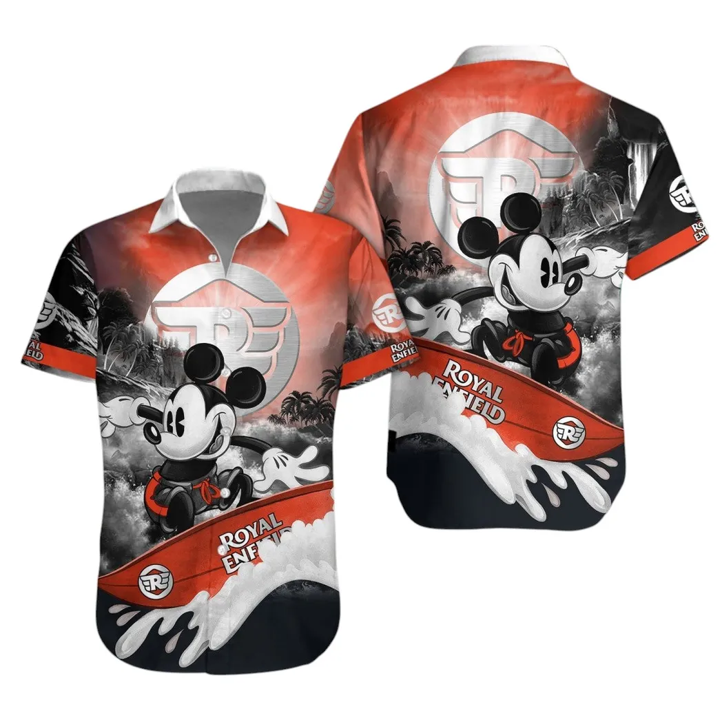 Royal Enfield Hawaiihemd für Männer, Hawaiian Shirt für Royal Enfield Fan CAR53030625101