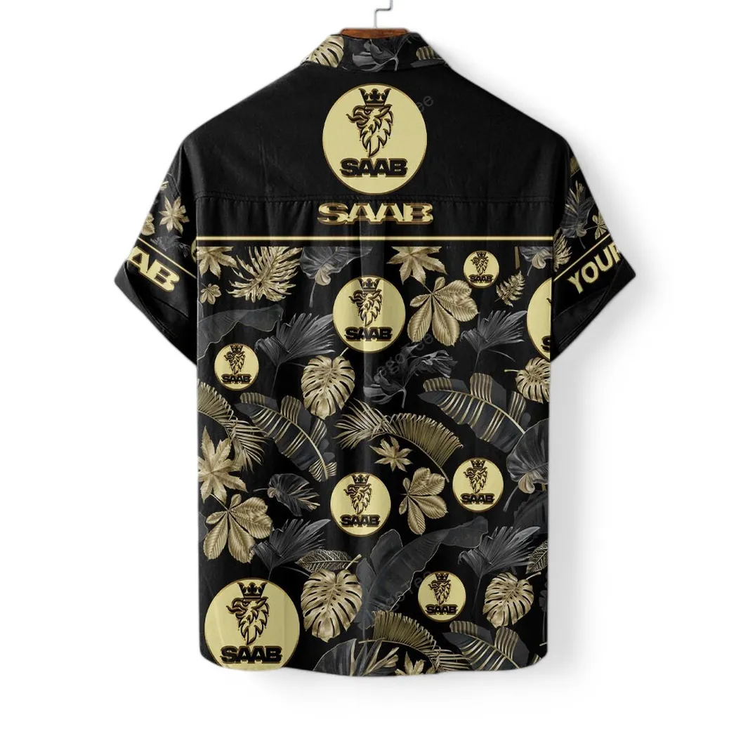 saab personalisierte hawaiihemd fr mnner hawaiian shirt fr saab fan car139021125184 2 kces2