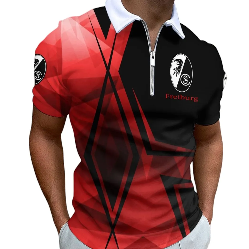 sc freiburg poloshirt mit reiverschluss fr mnner geschenk fr sc freiburg bde59052825788 ofjbj
