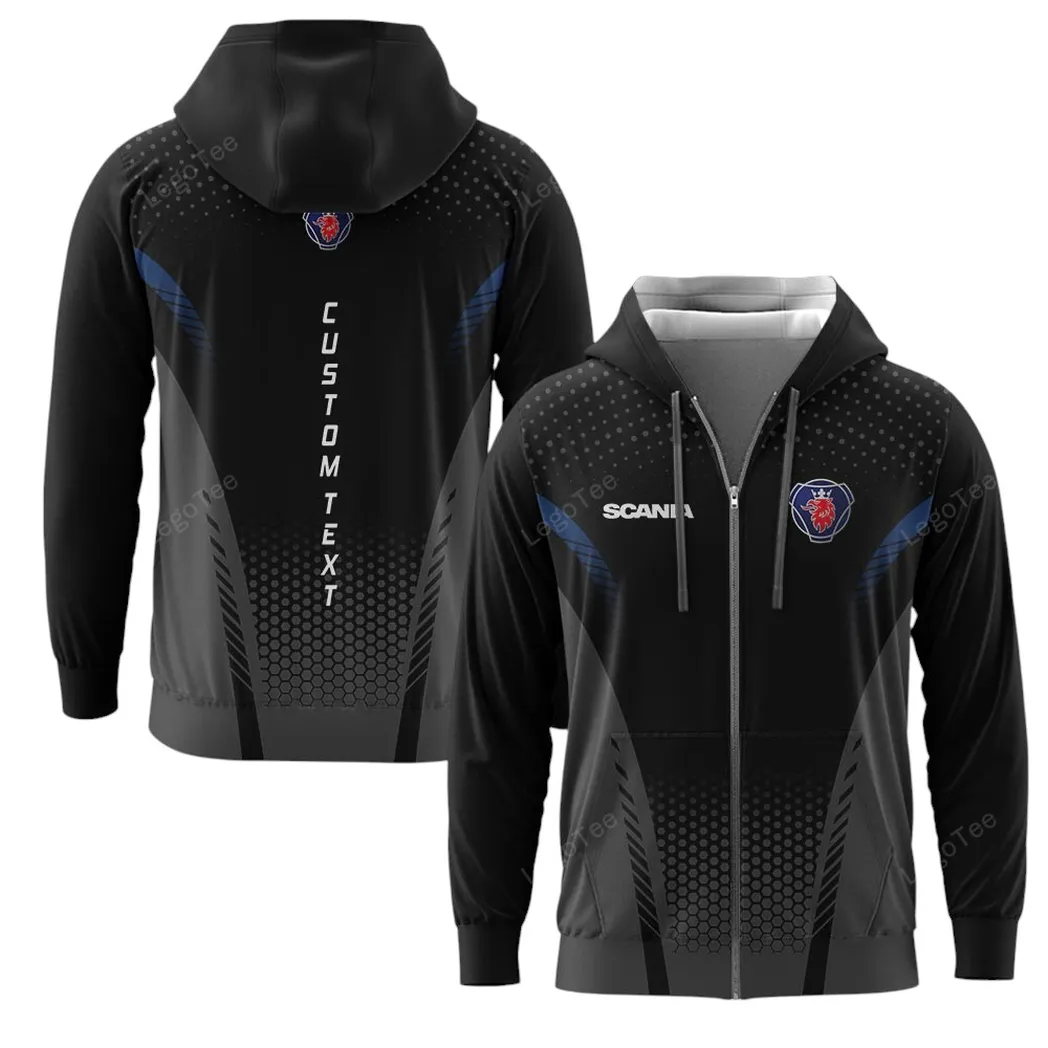 scania hoodie mit reiverschluss allover druck hoodie scania fan car10803122566 3dqub