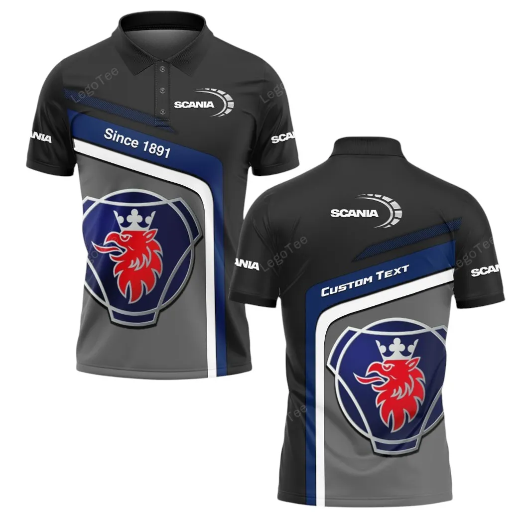 Scania Poloshirt, Geschenk für Scania Fan CAR11103032566