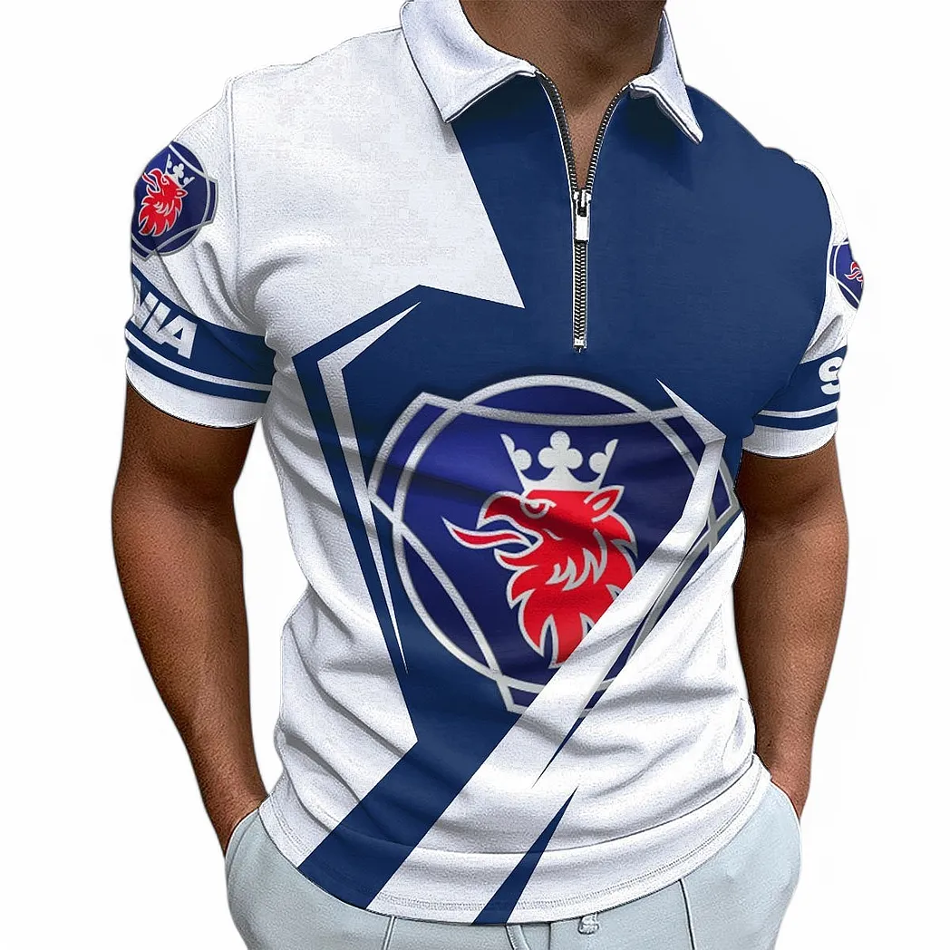 scania poloshirt mit reiverschluss fr mnner geschenk fr scania fan car68022125907 3mjbk