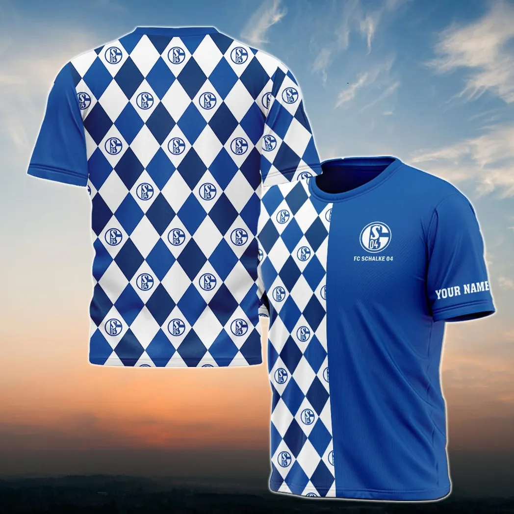 Schalke 04 Hemd für Männer, T-Shirt Geschenk für Schalke 04 BDE61052825557