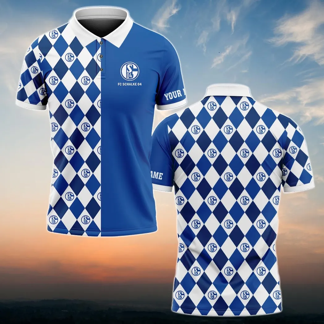 Schalke 04 Polohemd für Männer, Geschenk für Schalke 04 BDE61052825557