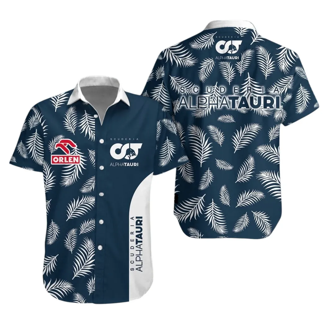 scuderia alpha tauri hawaiihemd fr mnner all over print hawaiian shirt scuderia alpha tauri car40304082509