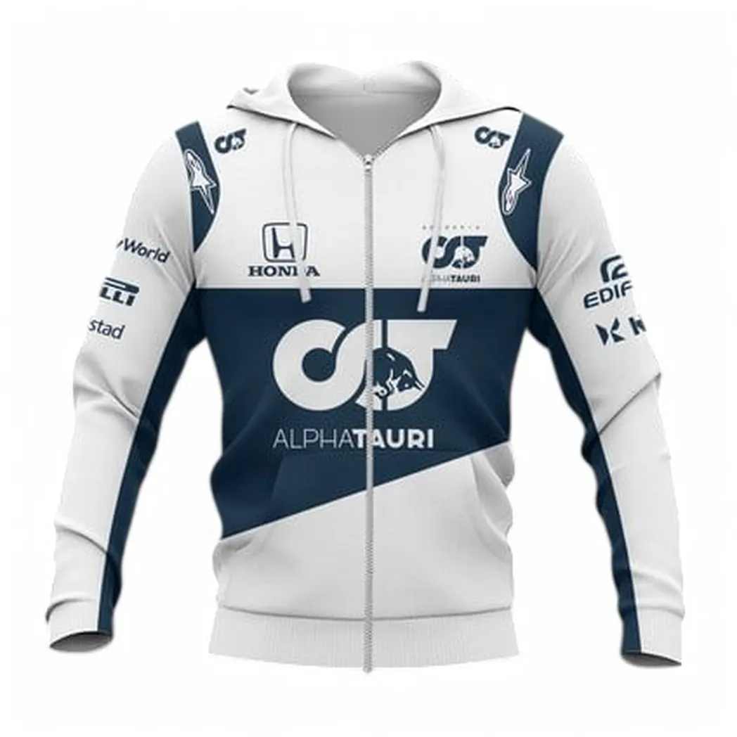 scuderia alphatauri hoodie mit reiverschluss all over print hoodie scuderia alphatauri car40704092504 vkikr