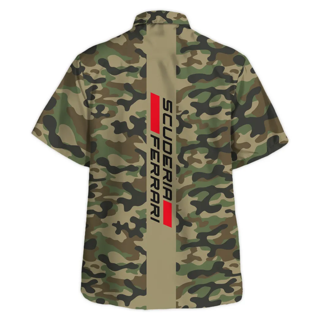 scuderia ferrari f1 hawaiihemd im camouflage stil oversized car210040825752 vhkcf