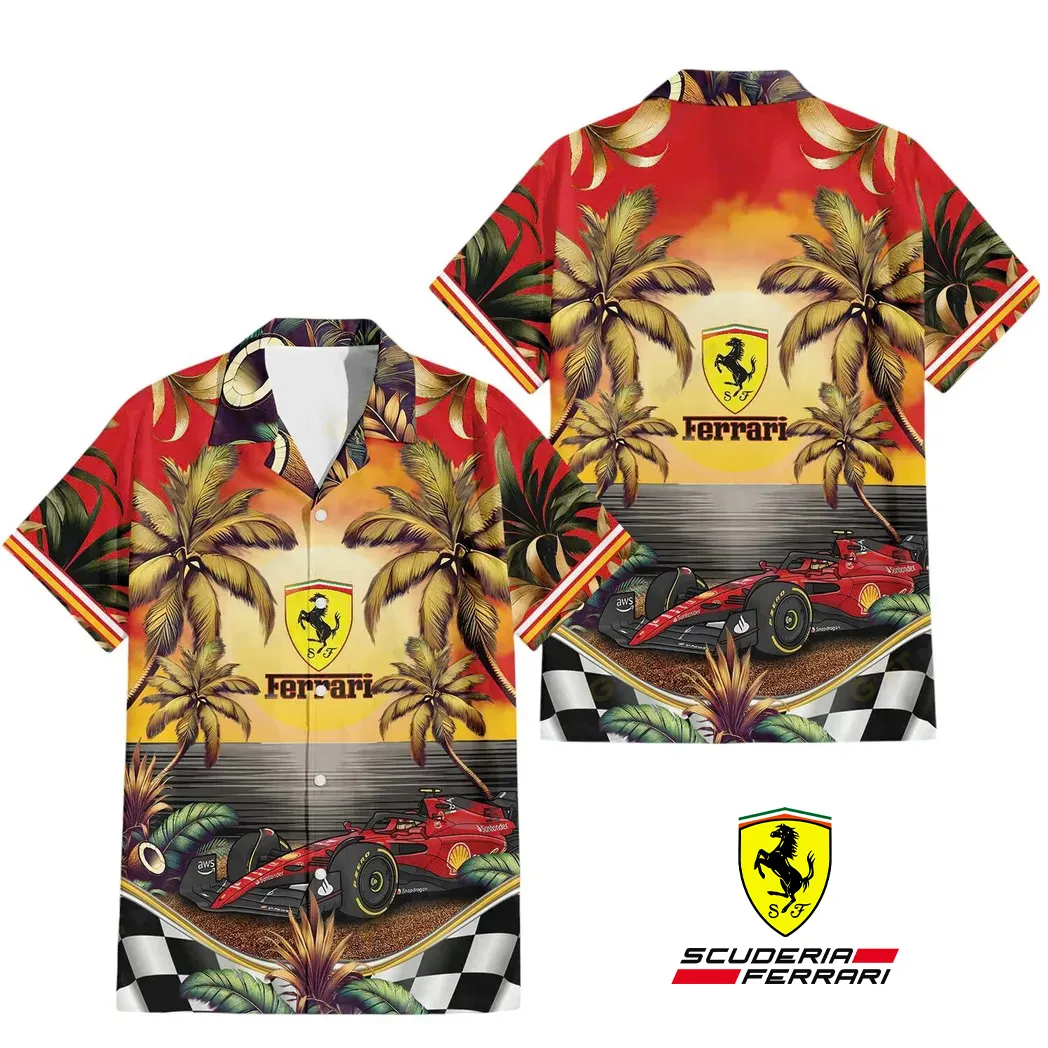 scuderia ferrari hawaiian shirt all over print hawaiian shirt scuderia ferrari car40804082502 5z0r4