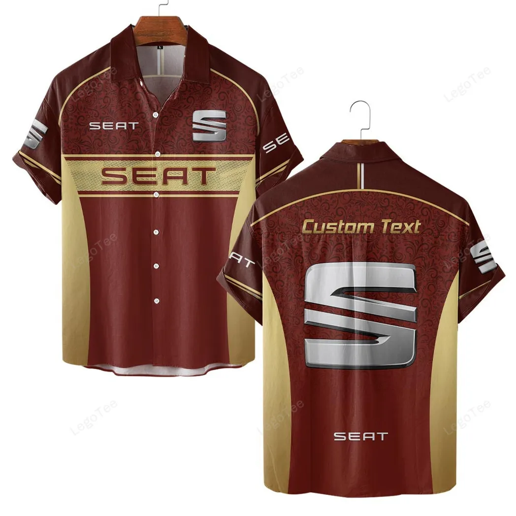 Seat Personalisierte Hawaiihemd für Männer, Hawaiian Shirt für Seat Fan CAR137021325899-3