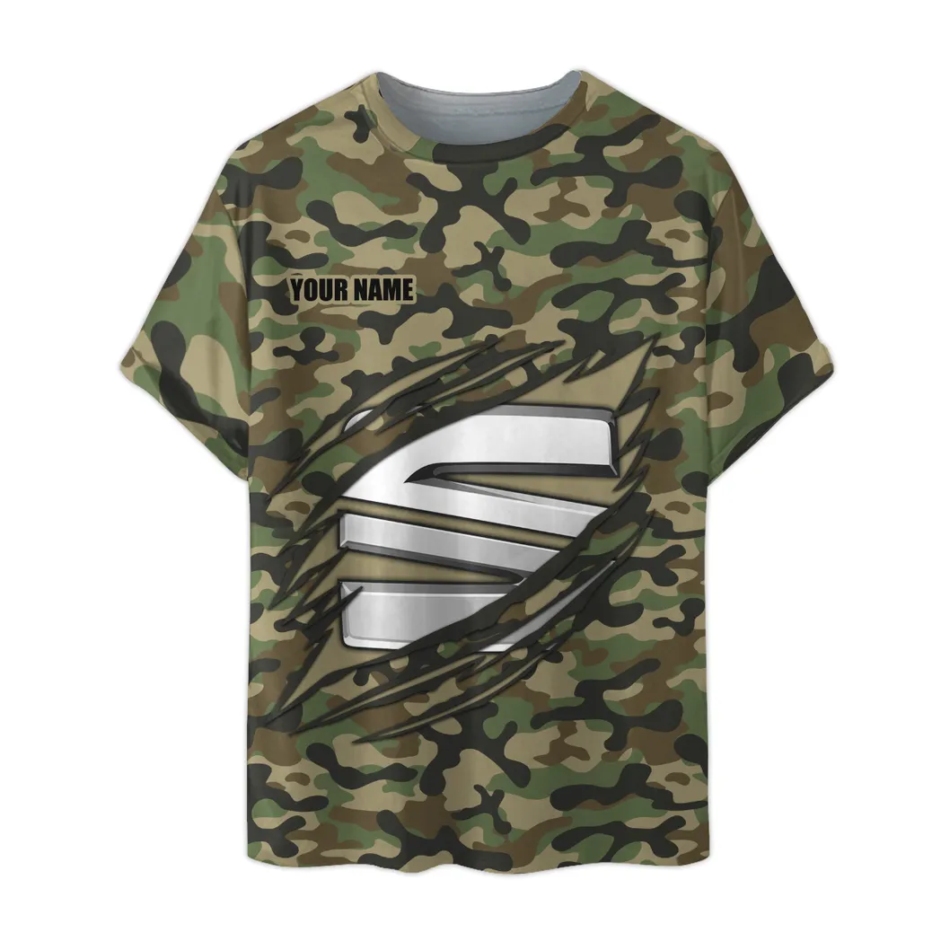 seat t shirt im camouflage stil oversized hemd car210040825734 pnoyo
