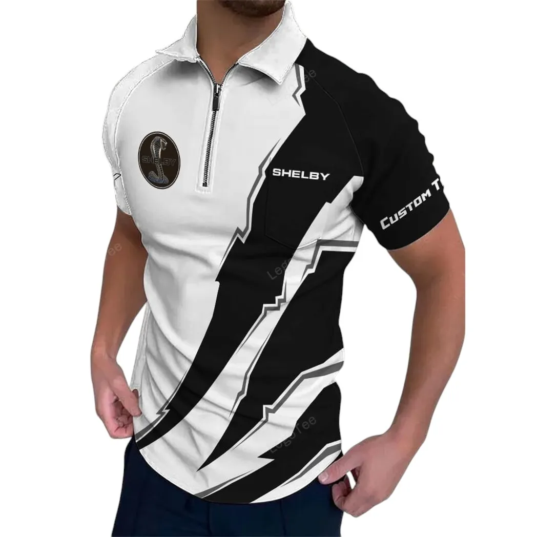 shelby american poloshirt mit reiverschluss geschenk fr shelby american fan car128021025024 dpcht