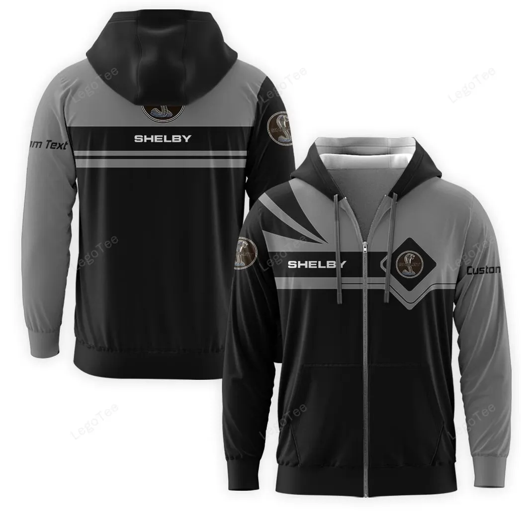 Shelby Hoodie mit reißverschluss, Allover-Druck Hoodie Shelby Fan CAR9803032568