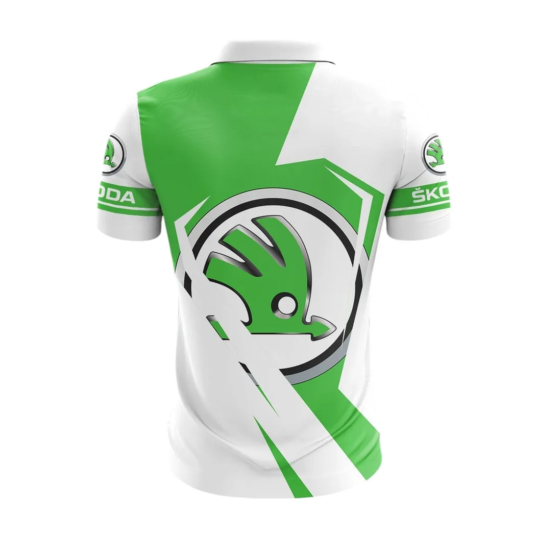 skoda auto poloshirt mit reiverschluss geschenk fr skoda auto fan car3202122570 7si9r