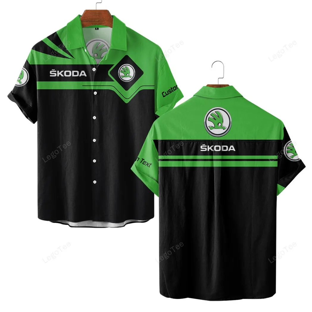 Skoda Hawaiihemd für Männer, Geschenk für Skoda Fan CAR9803032569