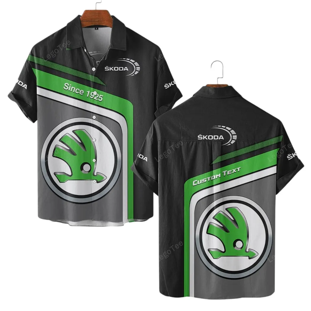 Skoda Hawaiihemd für Männer, Hawaiian Shirt für Skoda Fan CAR11103032569
