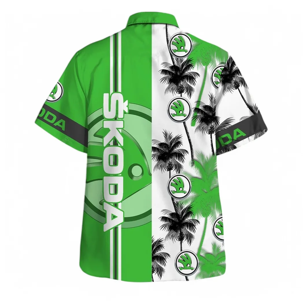 skoda hawaiihemd fr mnner hawaiian shirt fr skoda fan car143021125047 i6if3
