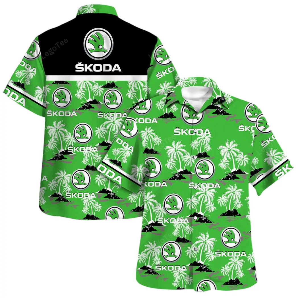 skoda hawaiihemd fr mnner hawaiian shirt fr skoda fan car144021125521 2 lqkkq