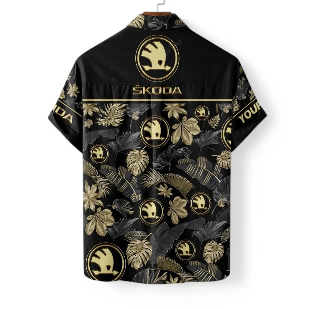 skoda personalisierte hawaiihemd fr mnner hawaiian shirt fr skoda fan car139021125177 2 echkz