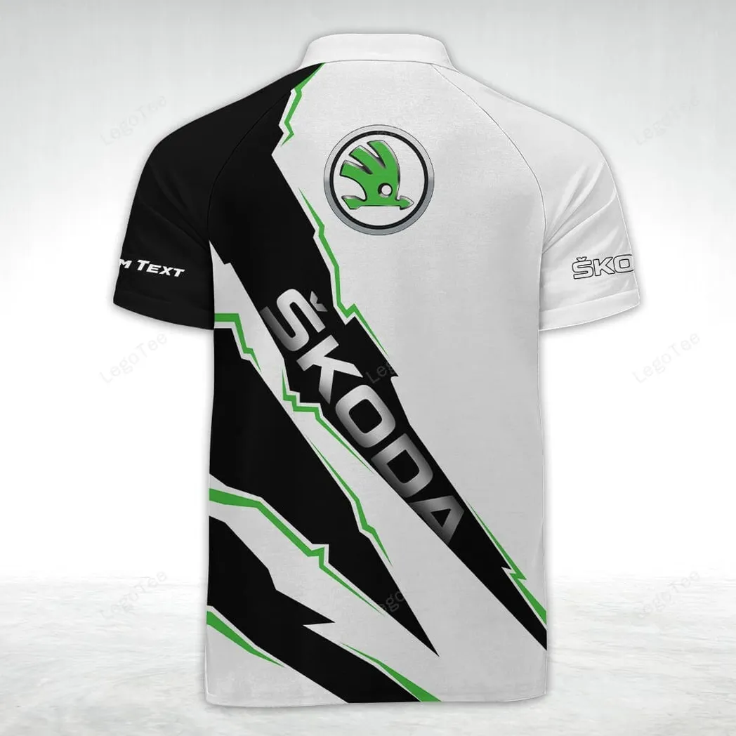 skoda poloshirt mit reiverschluss geschenk fr skoda fan car128021025077 krqj7