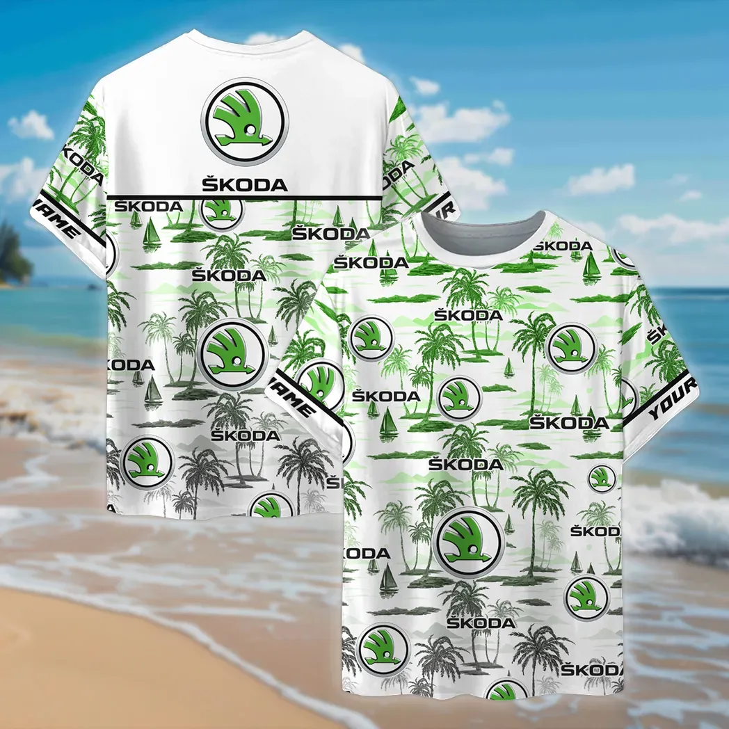Skoda T-Shirt für Männer, Personalisierter Hemd Geschenk für Skoda Fan CAR205031225715