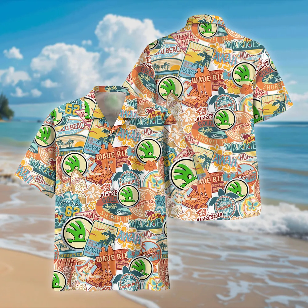 skoda vintage hawaiian shirts for men geschenk fr skoda fan car202031225382