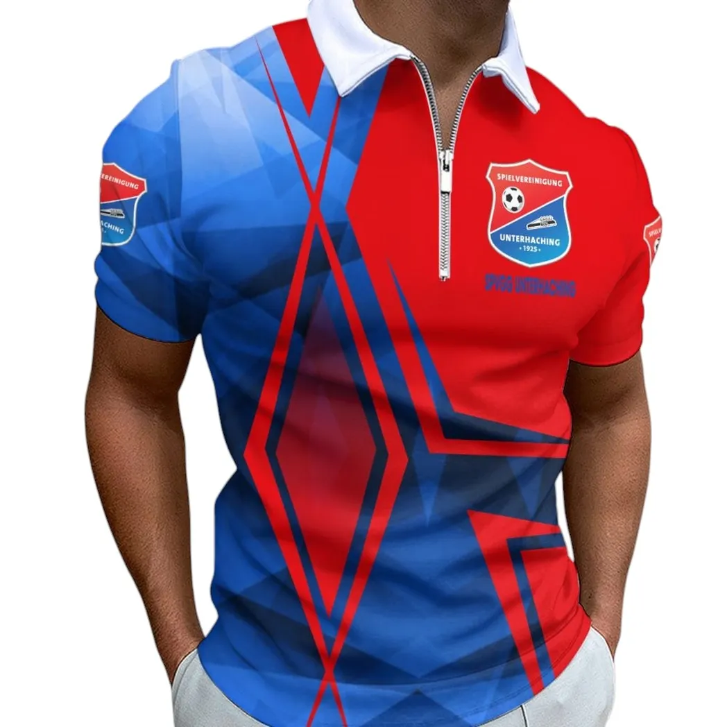 spvgg unterhaching poloshirt mit reiverschluss fr mnner geschenk fr spvgg unterhaching bde59052825814 fmwa7