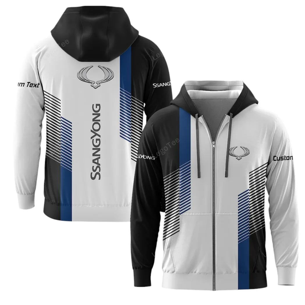 ssangyong motor hoodie mit reiverschluss allover druck hoodie ssangyong motor fan car10703122570 n32v2