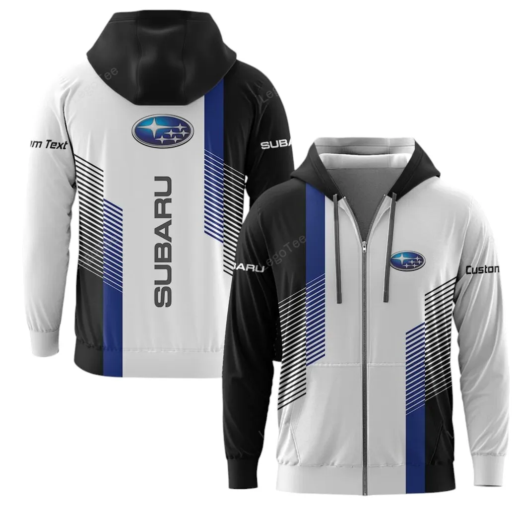 Subaru Hoodie mit reißverschluss, Allover-Druck Hoodie Subaru Fan CAR10703122571
