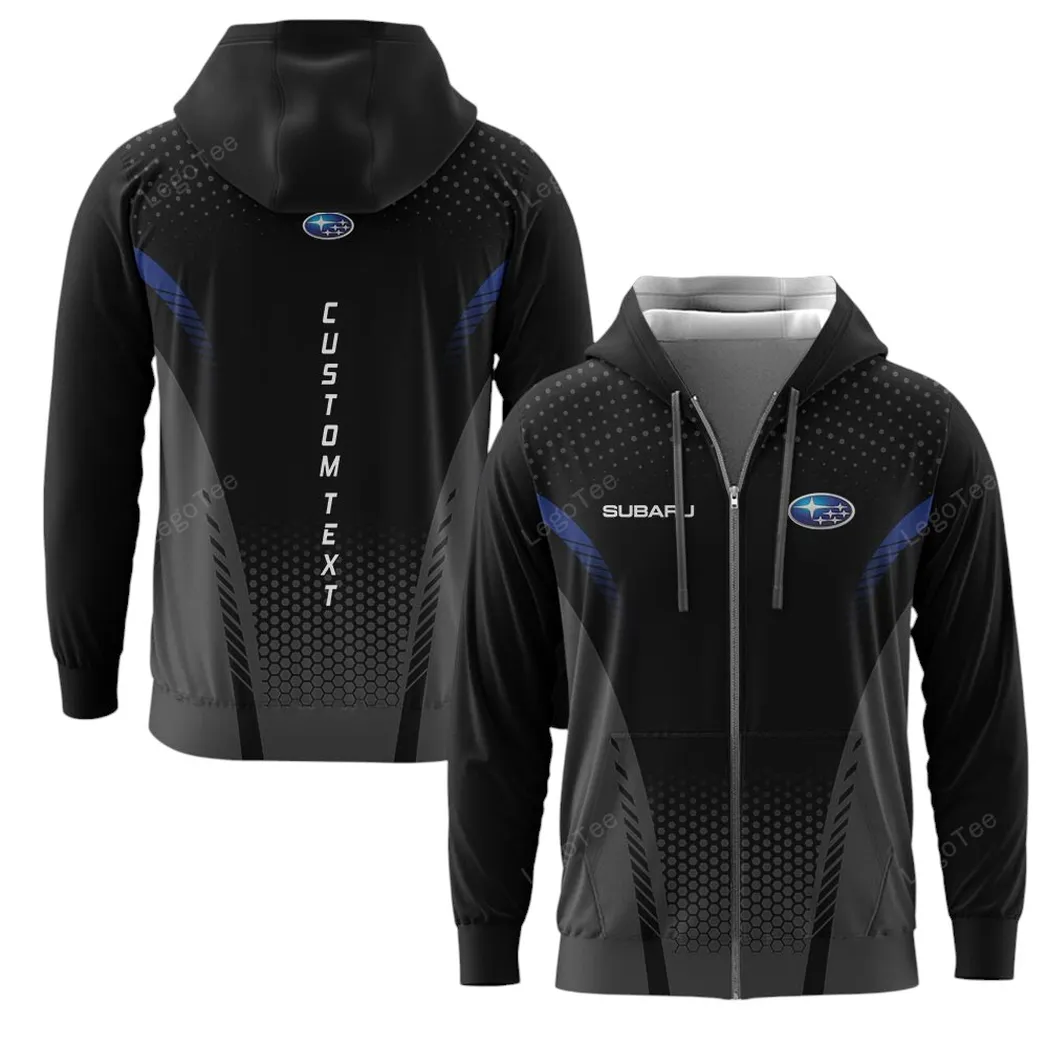 Subaru Hoodie mit reißverschluss, Allover-Druck Hoodie Subaru Fan CAR10803122571