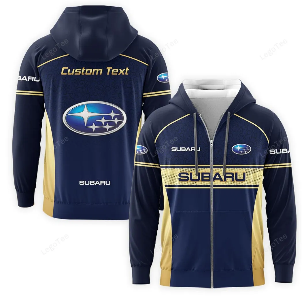 Subaru Hoodie mit reißverschluss, Allover-Druck Hoodie Subaru Fan CAR137021325914-6