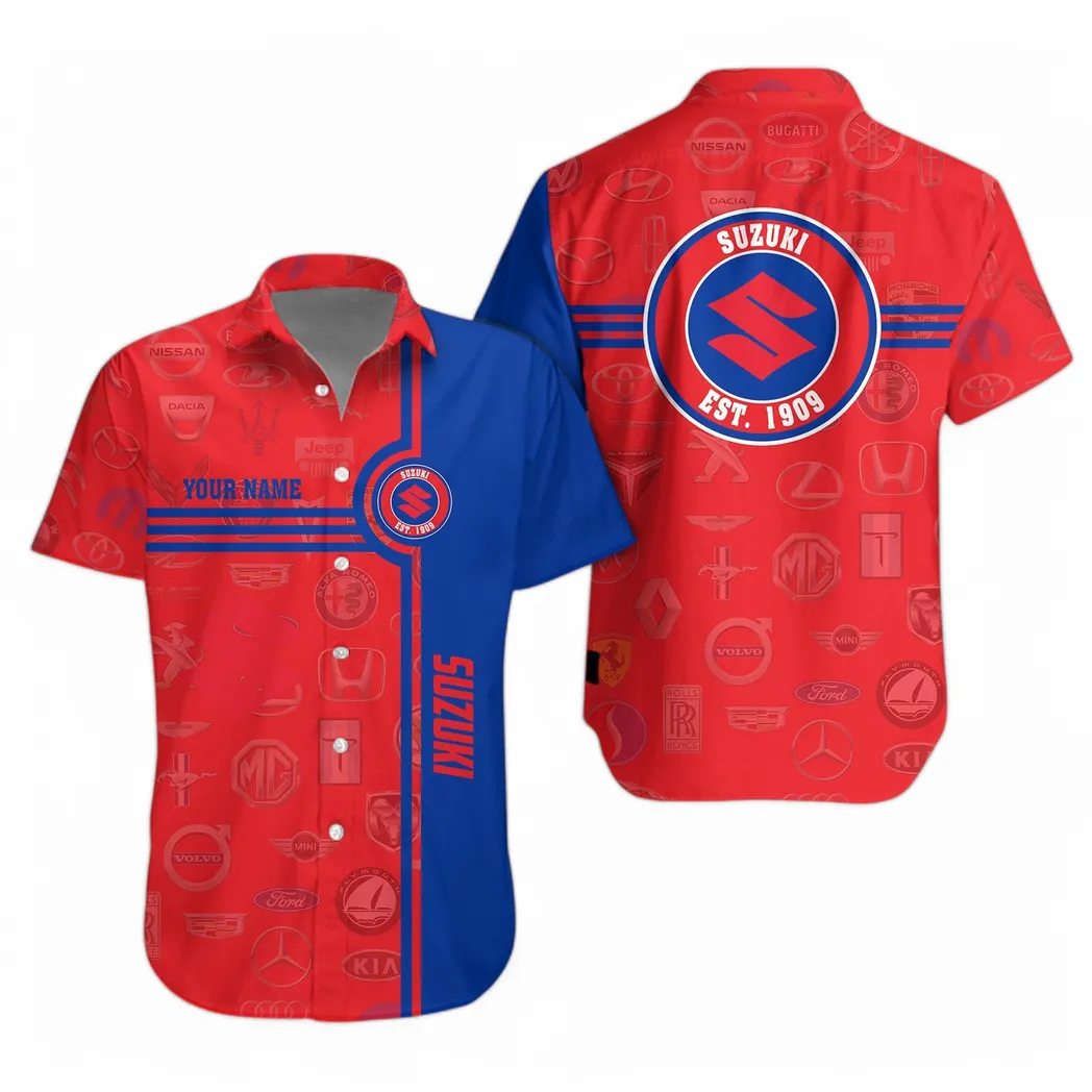 suzuki hawaiihemd fr mnner all logo geschenk fr suzuki fan car174022525046 zagzi