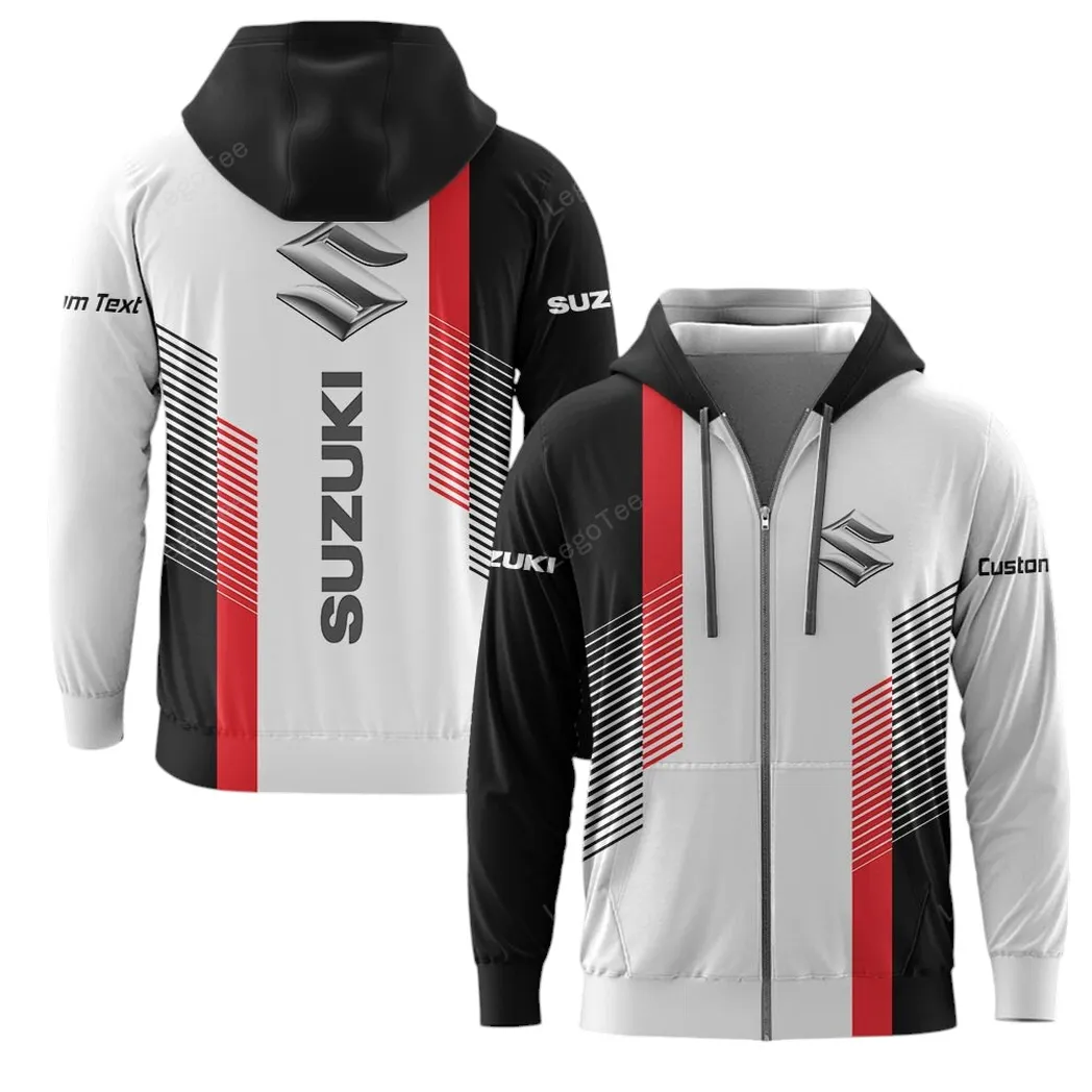 Suzuki Hoodie mit reißverschluss, Allover-Druck Hoodie Suzuki Fan CAR10703122572