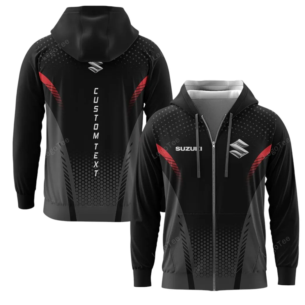 Suzuki Hoodie mit reißverschluss, Allover-Druck Hoodie Suzuki Fan CAR10803122572