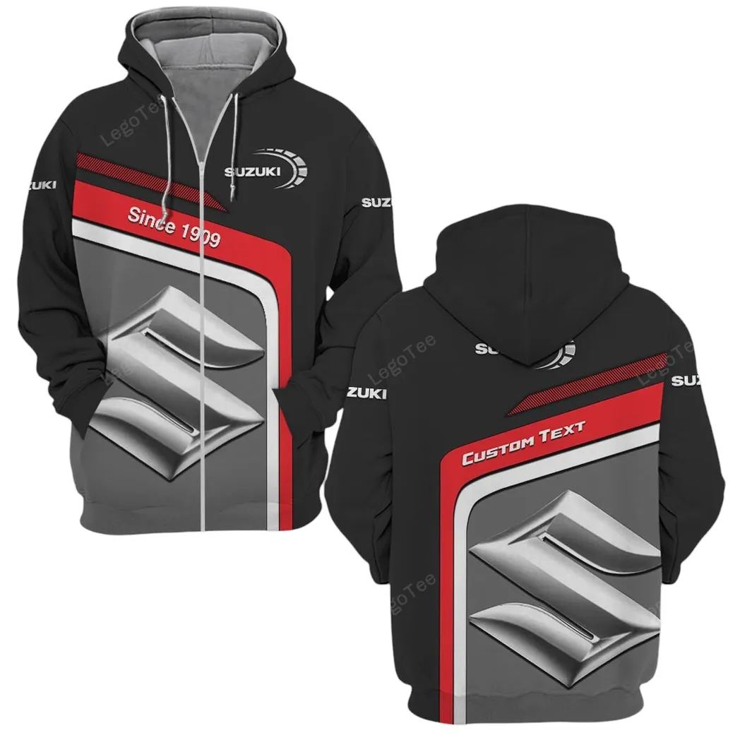 suzuki hoodie mit reiverschluss allover druck hoodie suzuki fan car11103032572 c8cfu