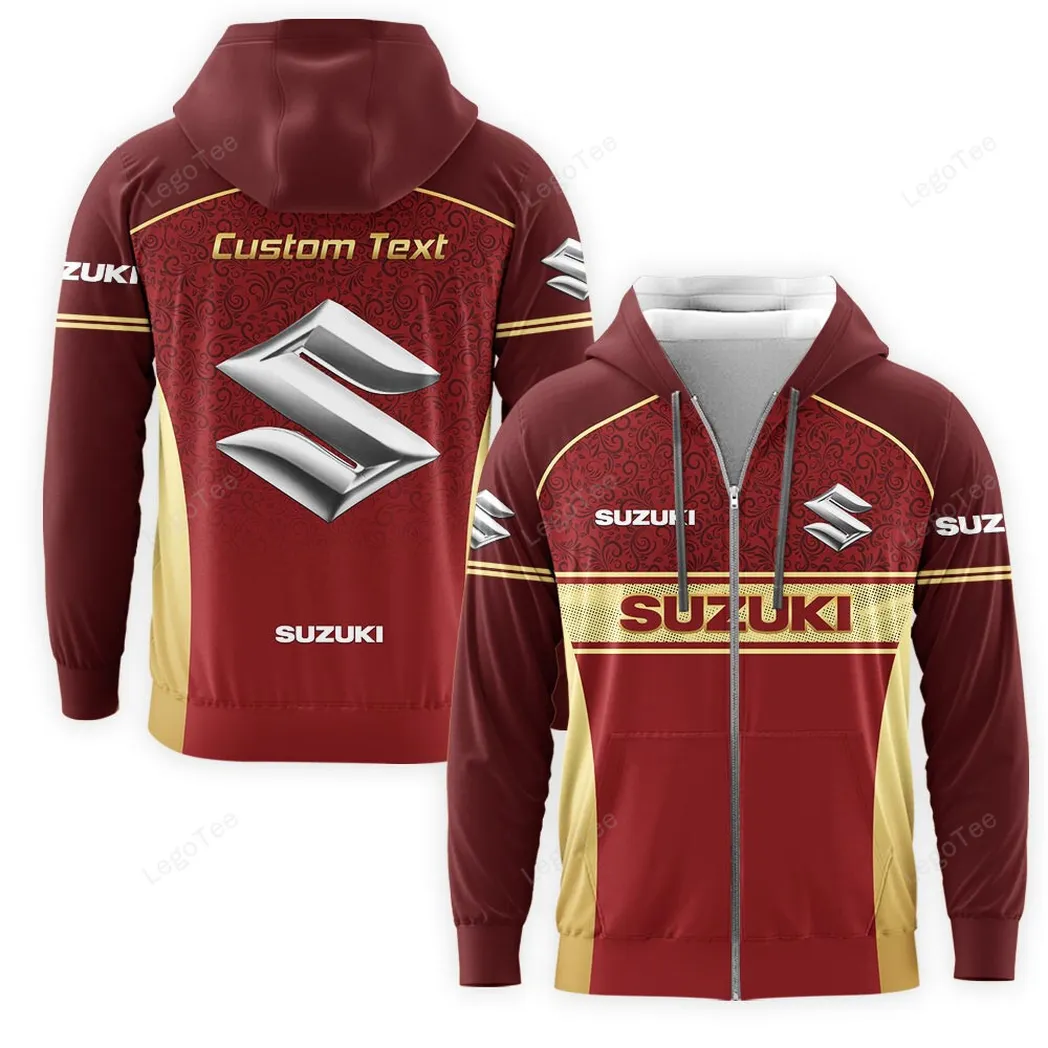 Suzuki Hoodie mit reißverschluss, Allover-Druck Hoodie Suzuki Fan CAR137021325944-6