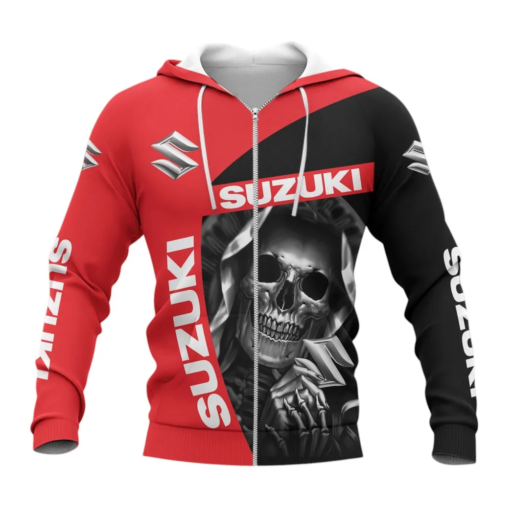 Suzuki Hoodie mit reißverschluss, Allover-Druck Hoodie Suzuki Fan CAR6702212514