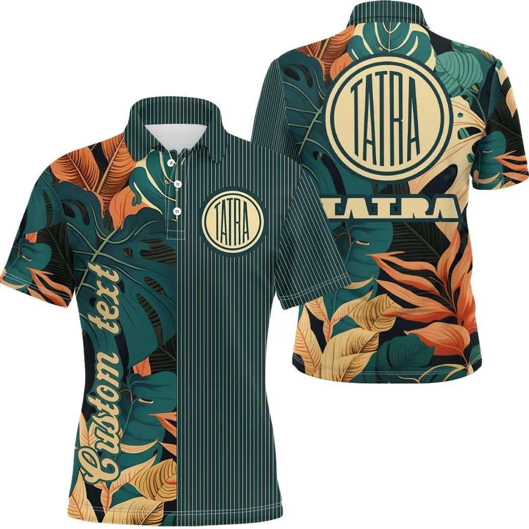 tatra vintage poloshirt personalisierter allover druck car434041725324 7eo1z
