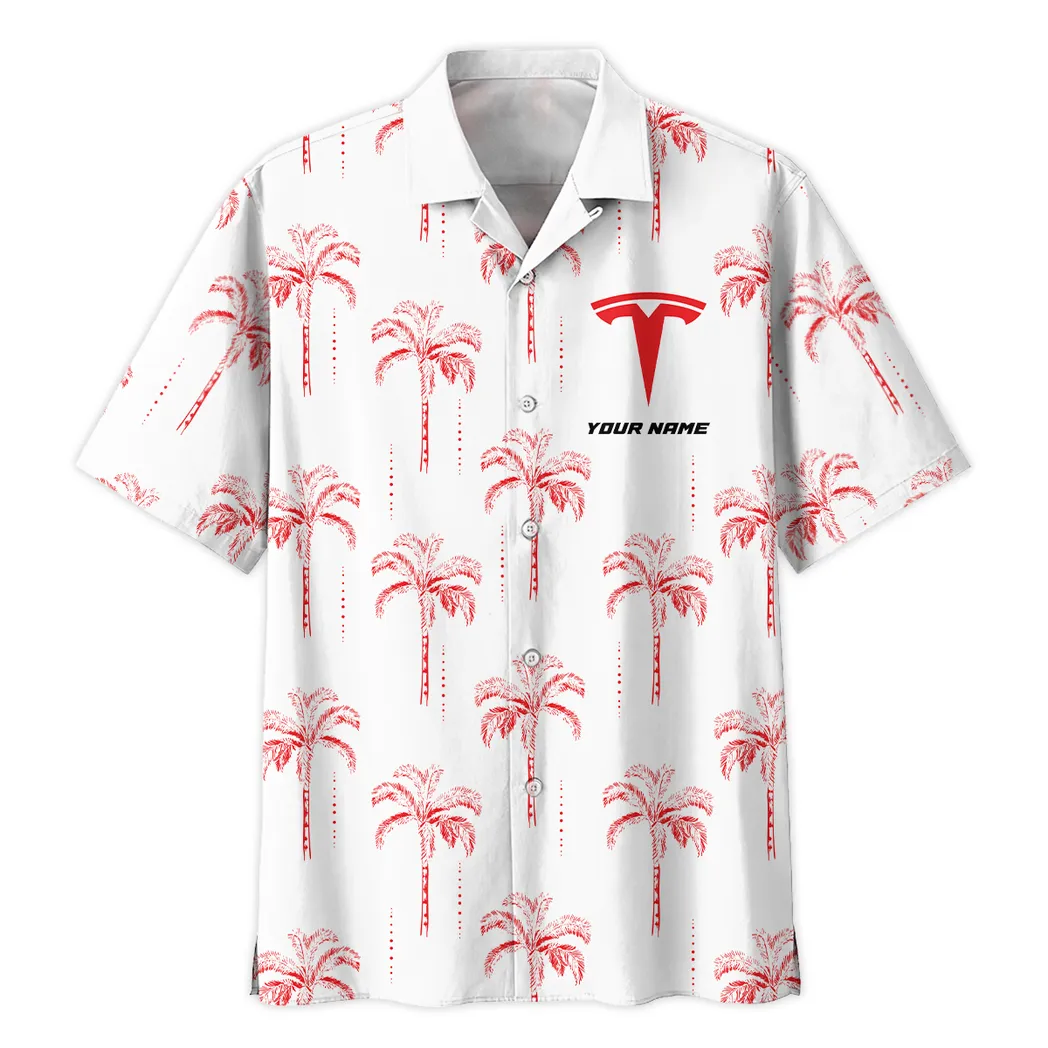 tesla custom hawaiihemd fr mnner hawaiian shirt fr tesla fan car206031225938