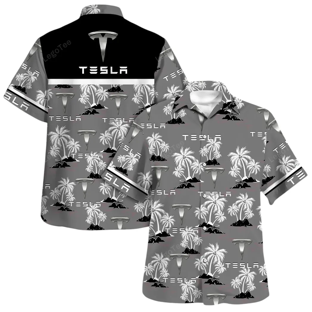 tesla hawaiihemd fr mnner hawaiian shirt fr tesla fan car144021125494 2