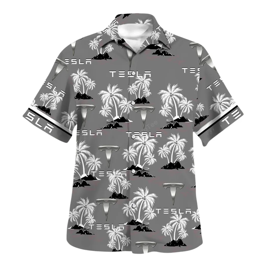 tesla hawaiihemd fr mnner hawaiian shirt fr tesla fan car144021125494 2