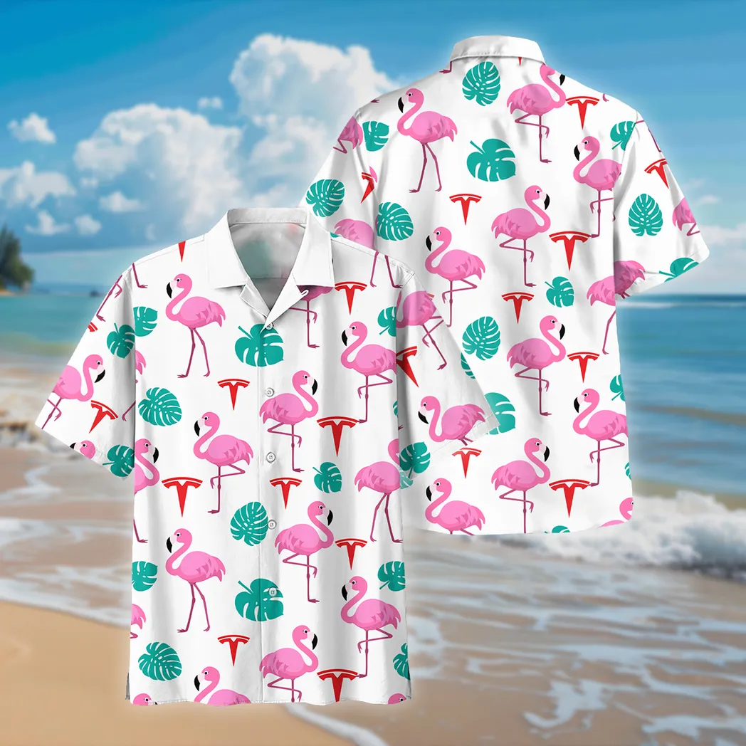 tesla hawaiihemd fr mnner hawaiian shirt fr tesla fan car207031225050 emfj9