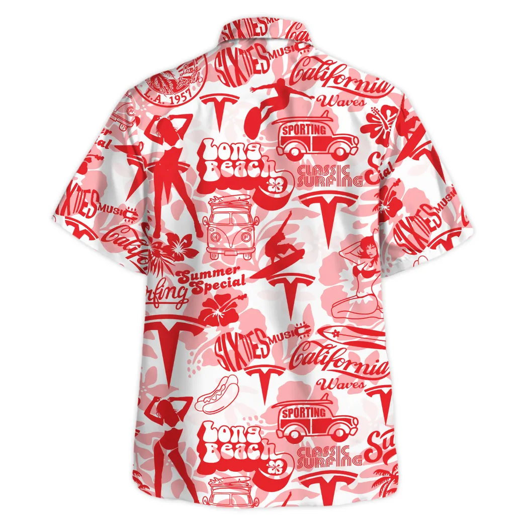 tesla hawaiihemd fr mnner hawaiian shirt fr tesla lovers car201030725605