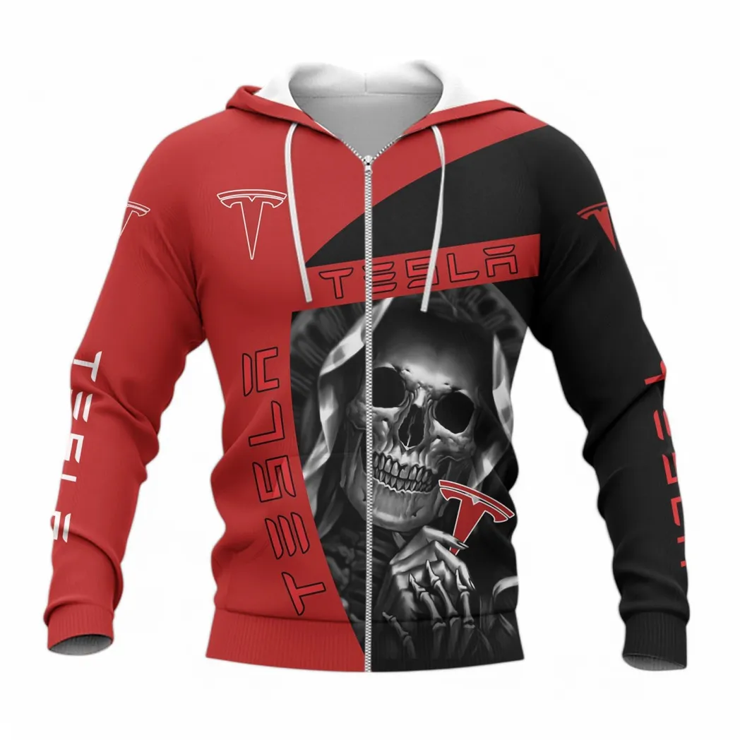 tesla hoodie mit reiverschluss allover druck hoodie tesla fan car6702212561 jdbjq