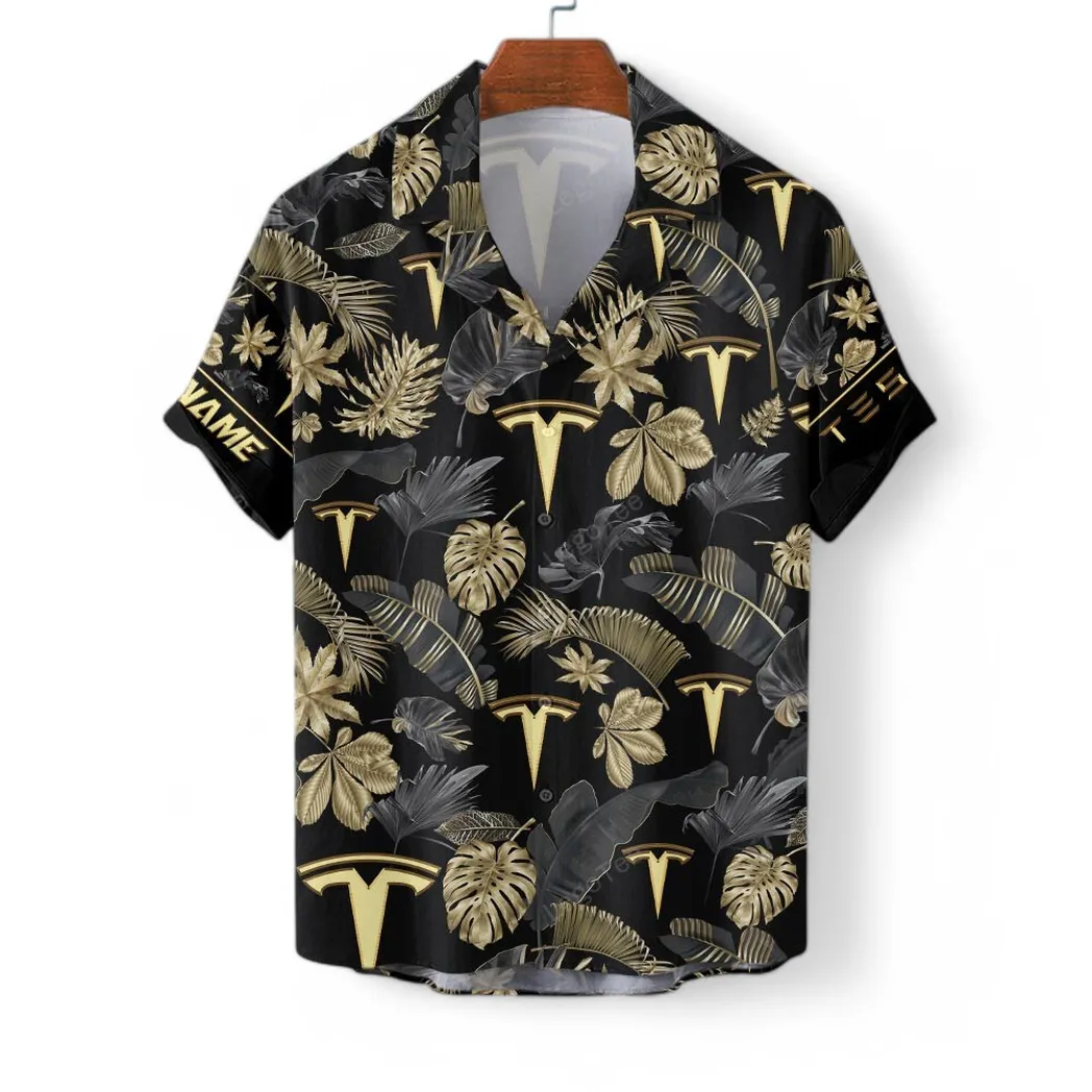 tesla personalisierte hawaiihemd fr mnner hawaiian shirt fr tesla fan car139021125181 2 ces3i